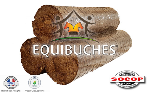 Vente de bûches densifiées Equibuches® - En livraison ou à emporter - SOCOP 92, 93, 95, 75,78